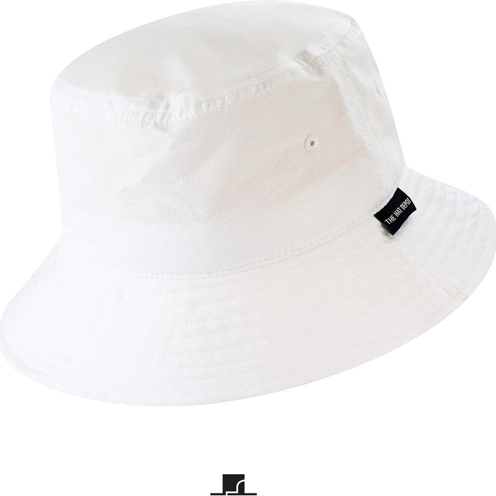 Lightweight, Quick Dry Polyester Packable Nylon Bucket Sun Hat - Picture 3 of 8